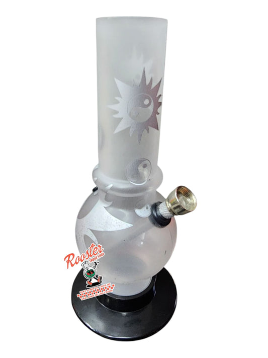 BONG DE ACRILICO CON BASE OVALO 20cm