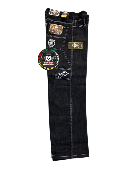 PANTALON LOWRIDER MEZCLILLA AZUL