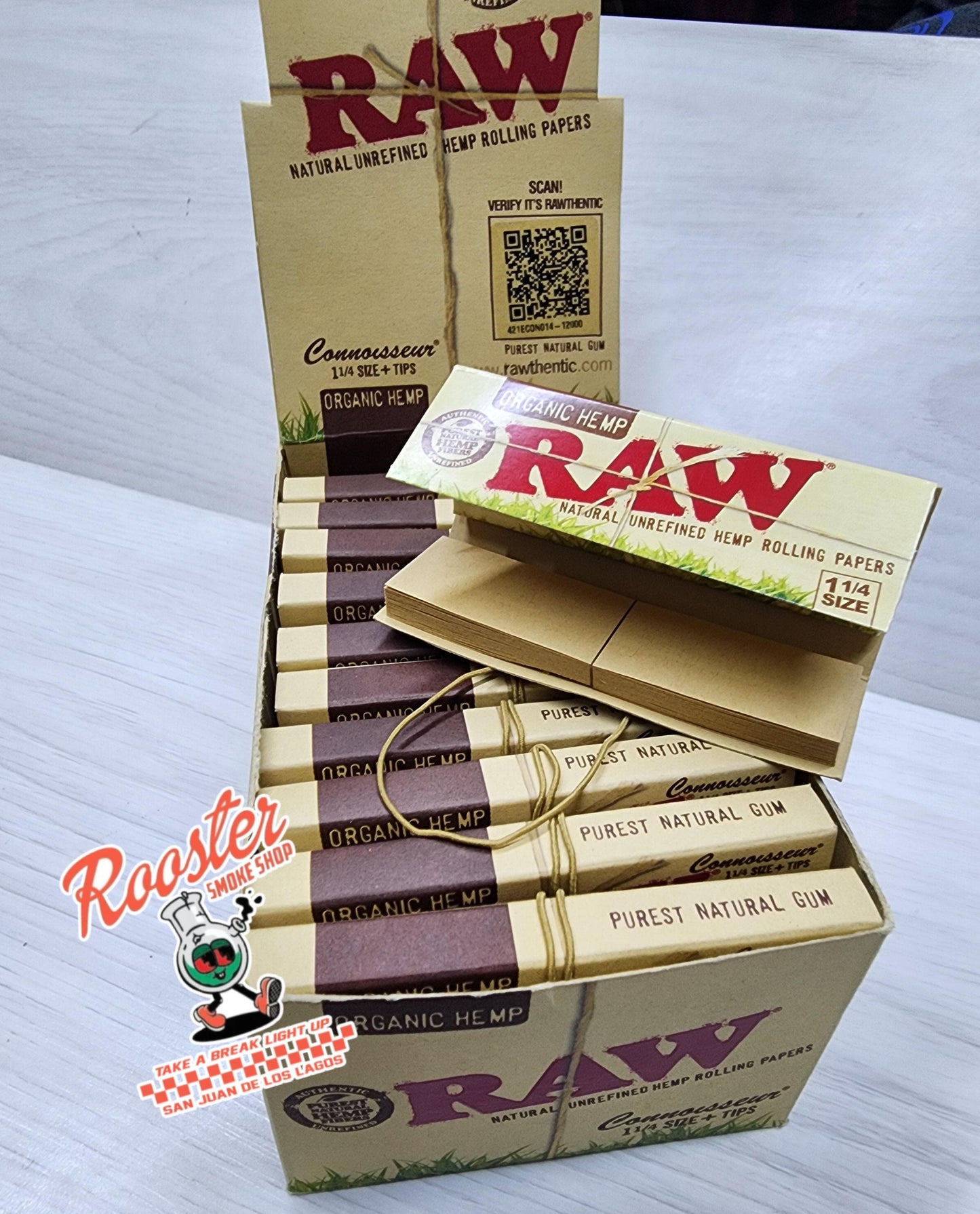 RAW ORGANICO CON FILTROS