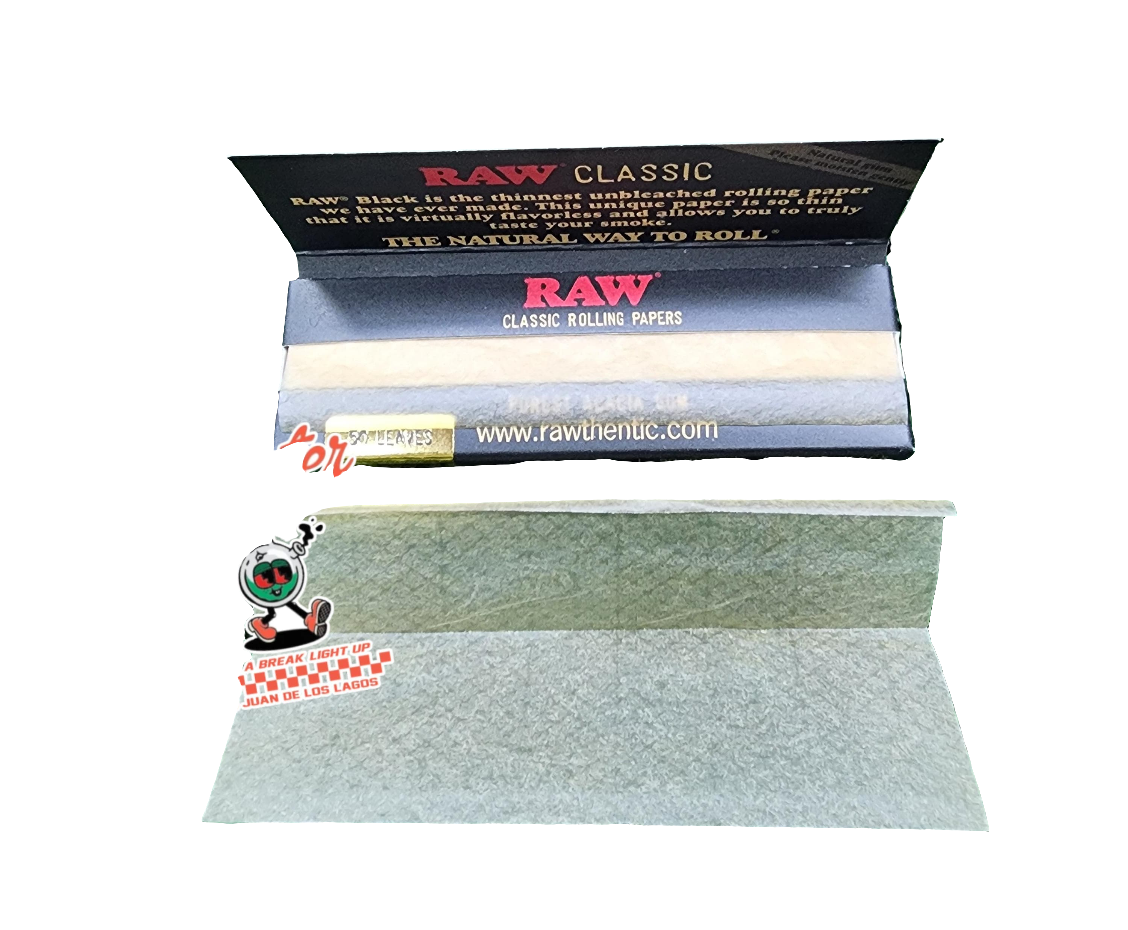 RAW BLACK PAPELES