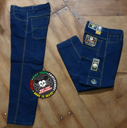 PANTALON LOWRIDER MEZCLILLA
