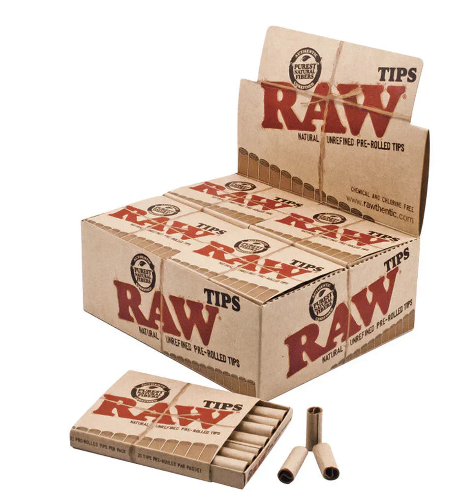 RAW TIPS PRE-ROLADOS (FILTROS)