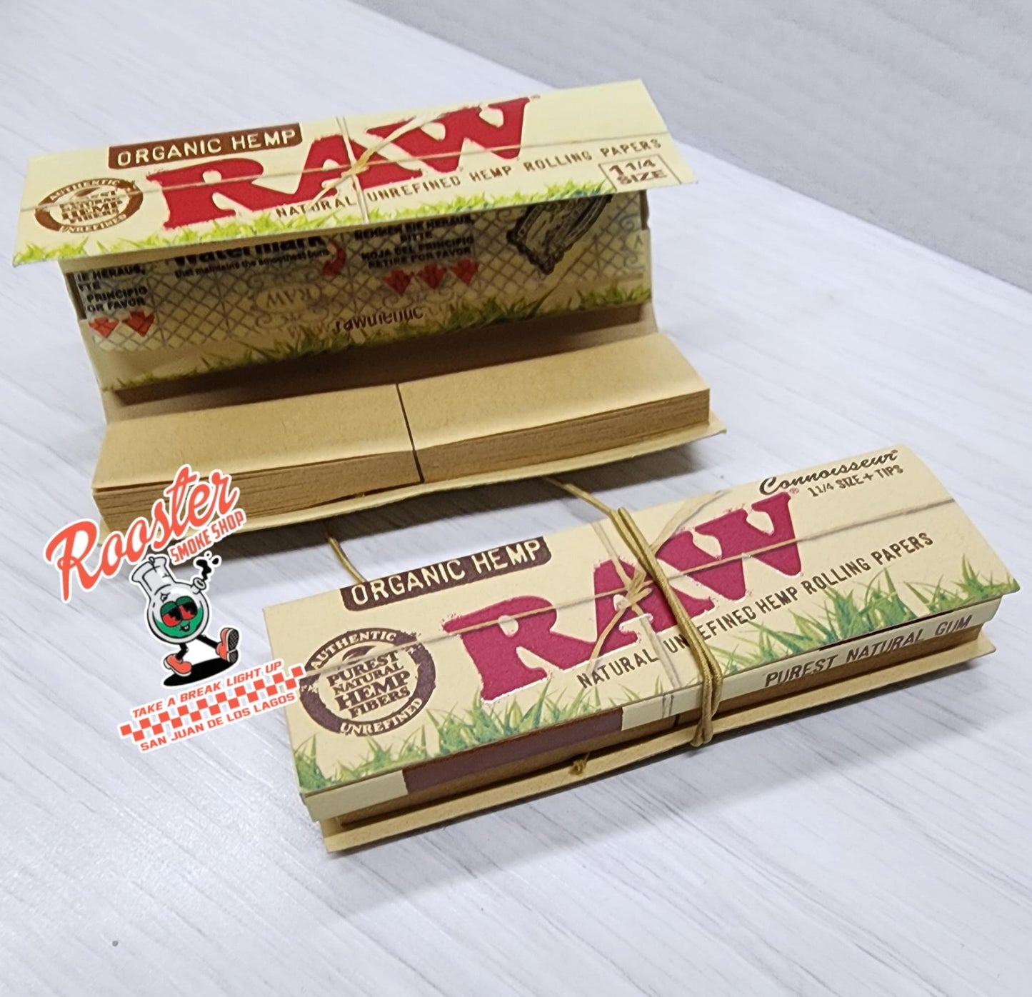 RAW ORGANICO CON FILTROS