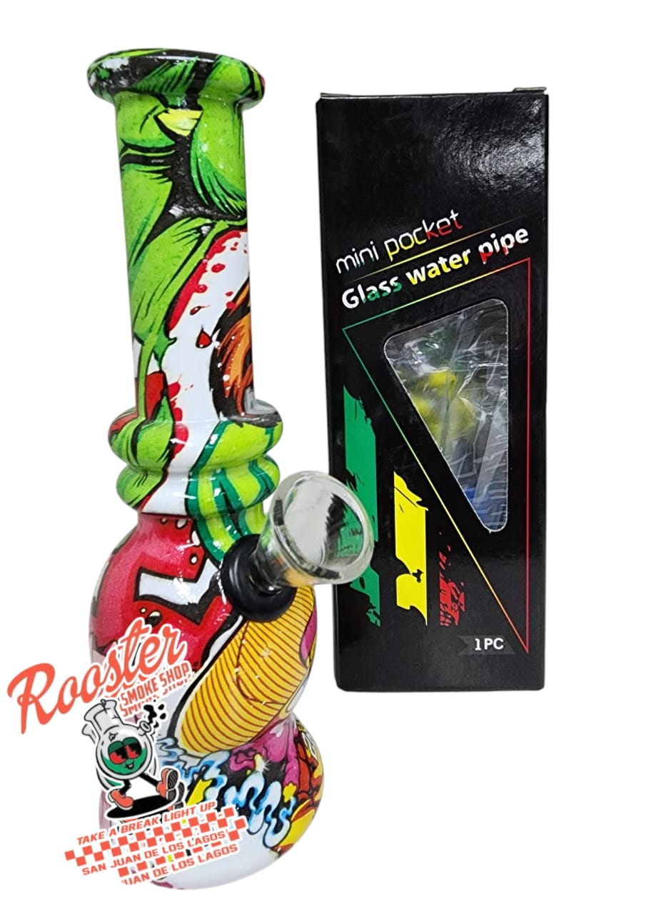 MINI PIPA DE AGUA DE VIDRIO DISEÑOS