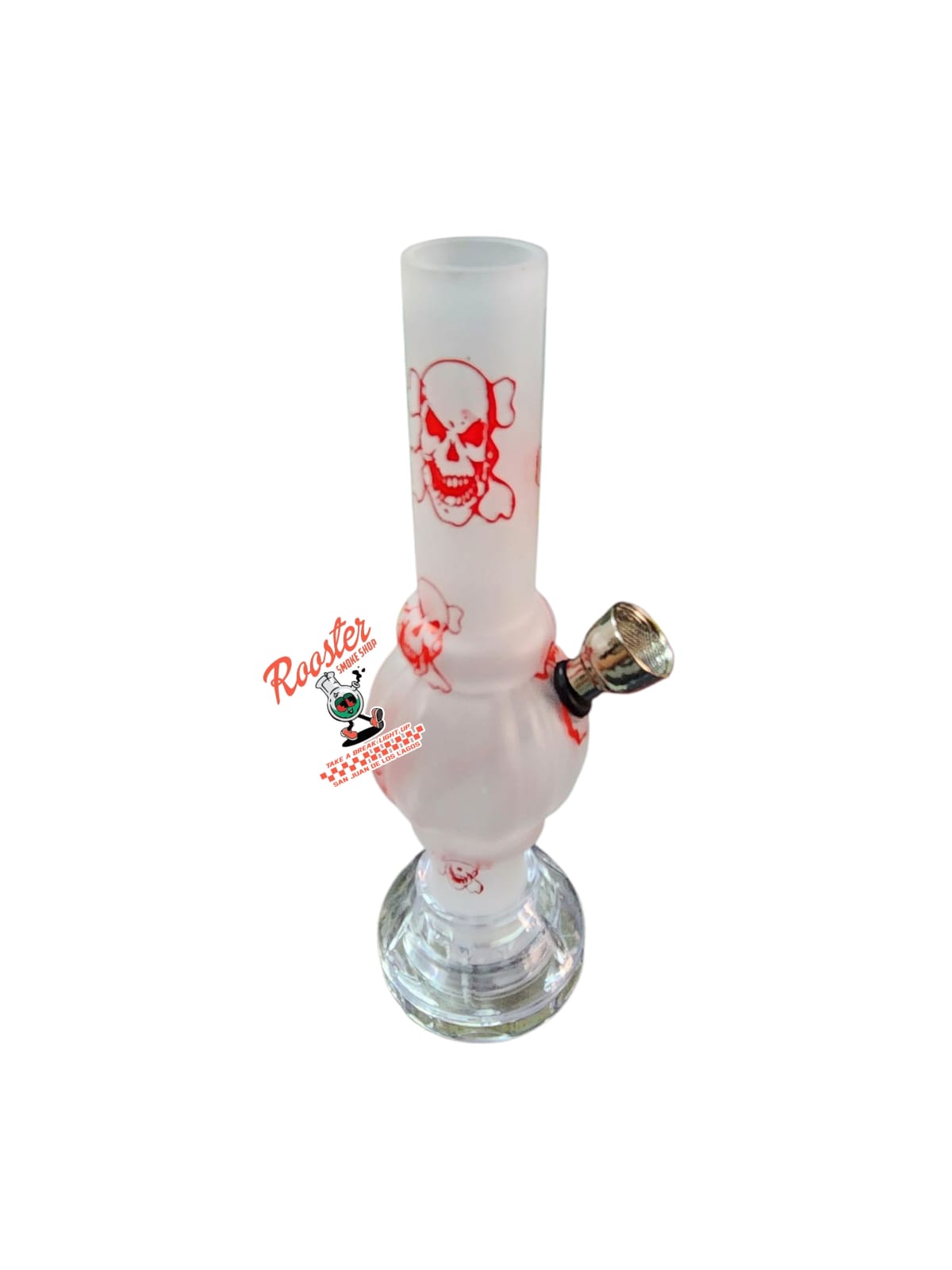 BONG DE ACRILICO CON MOLEDORA EN SU BASE