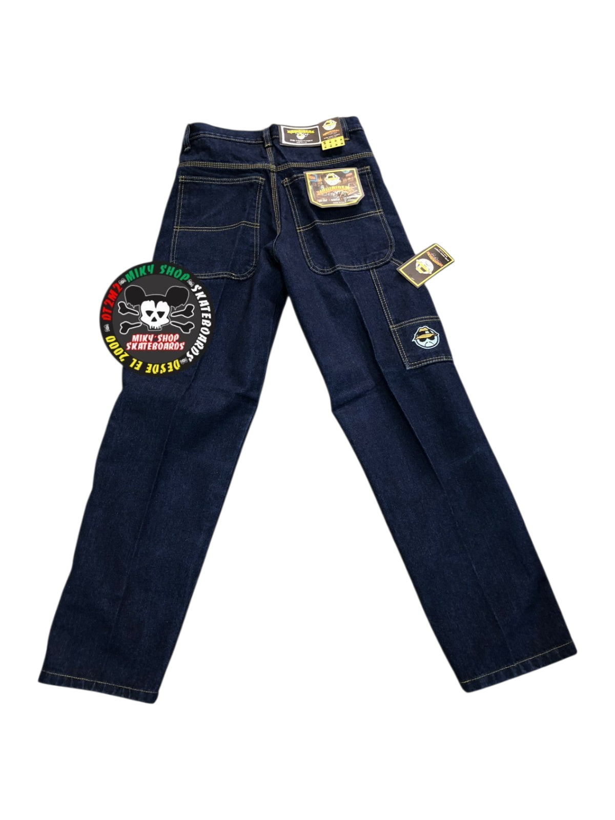 PANTALON LOWRIDER MEZCLILLA AZUL