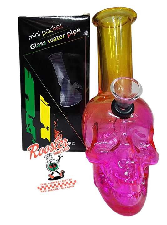 PIPA DE AGUA DE VIDRIO BASE CALAVERA
