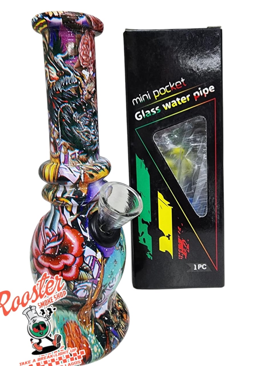 MINI PIPA DE AGUA DE VIDRIO DISEÑOS