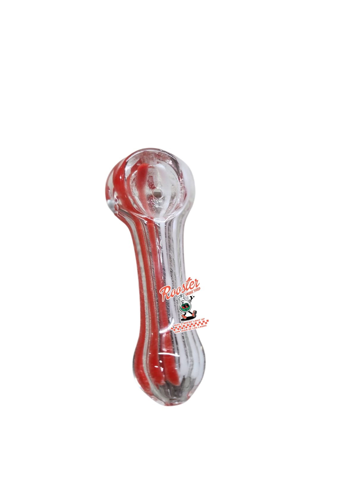 PIPA DE VIDRIO RAYADA