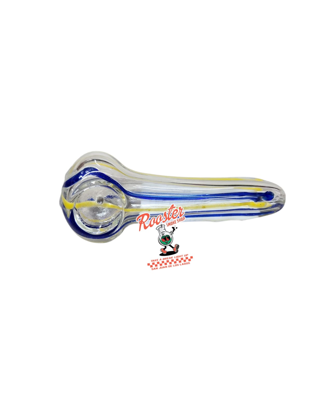 PIPA DE VIDRIO RAYADA