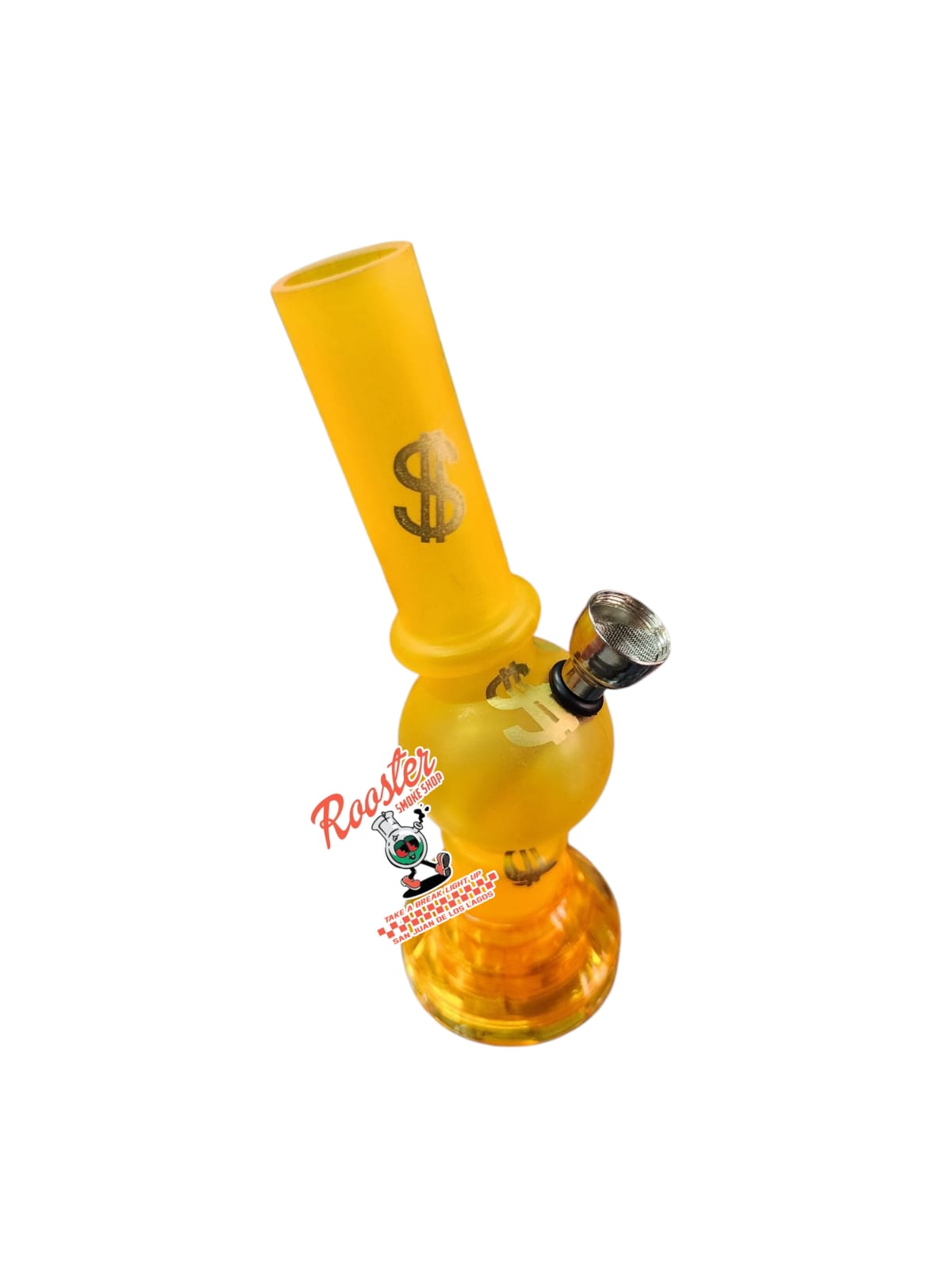 BONG DE ACRILICO CON MOLEDORA EN SU BASE