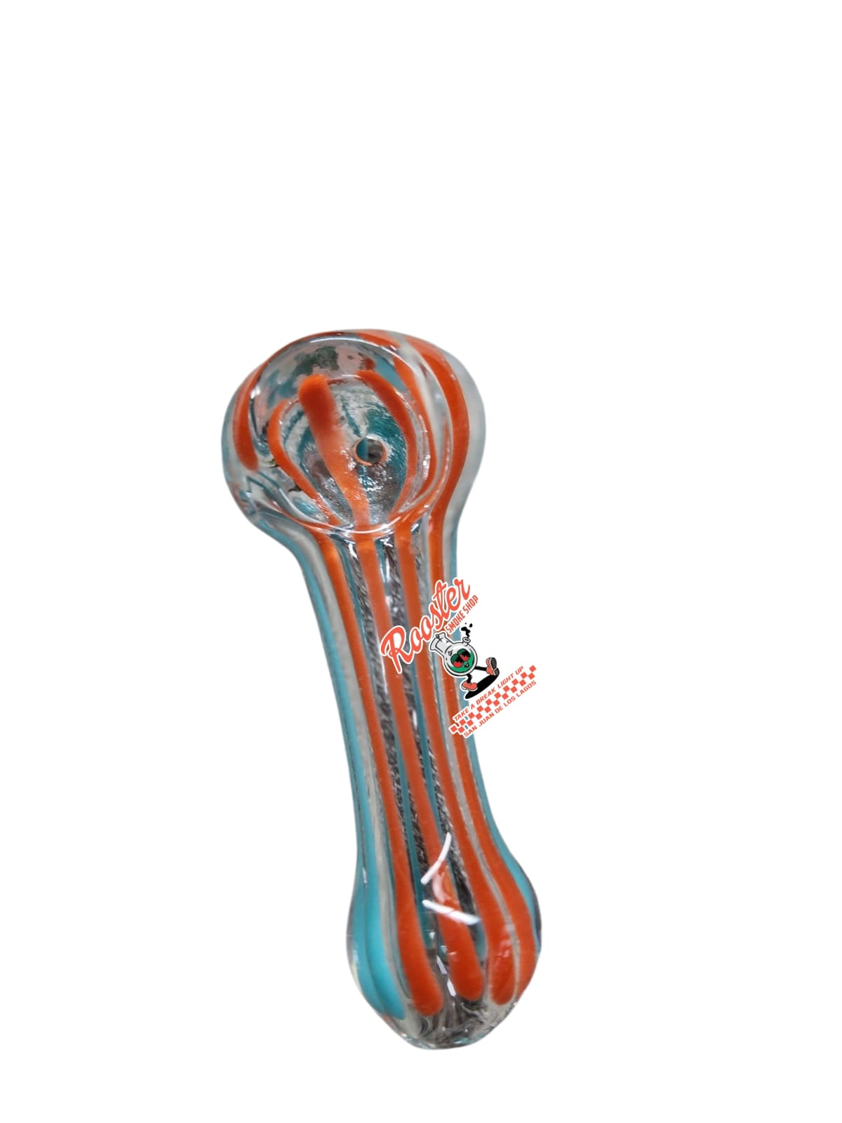 PIPA DE VIDRIO RAYADA