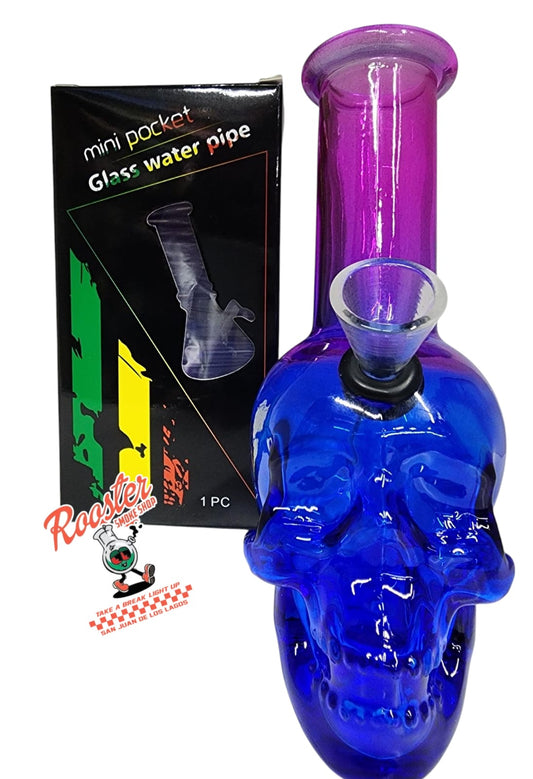 PIPA DE AGUA DE VIDRIO BASE CALAVERA