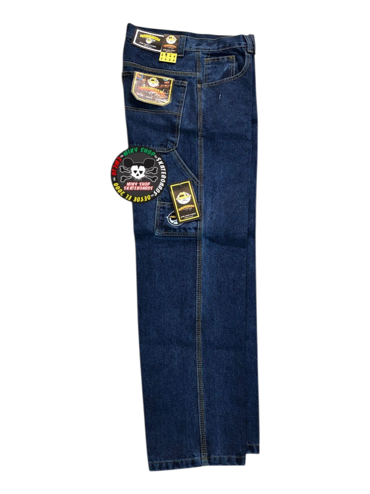 PANTALON LOWRIDER MEZCLILLA AZUL