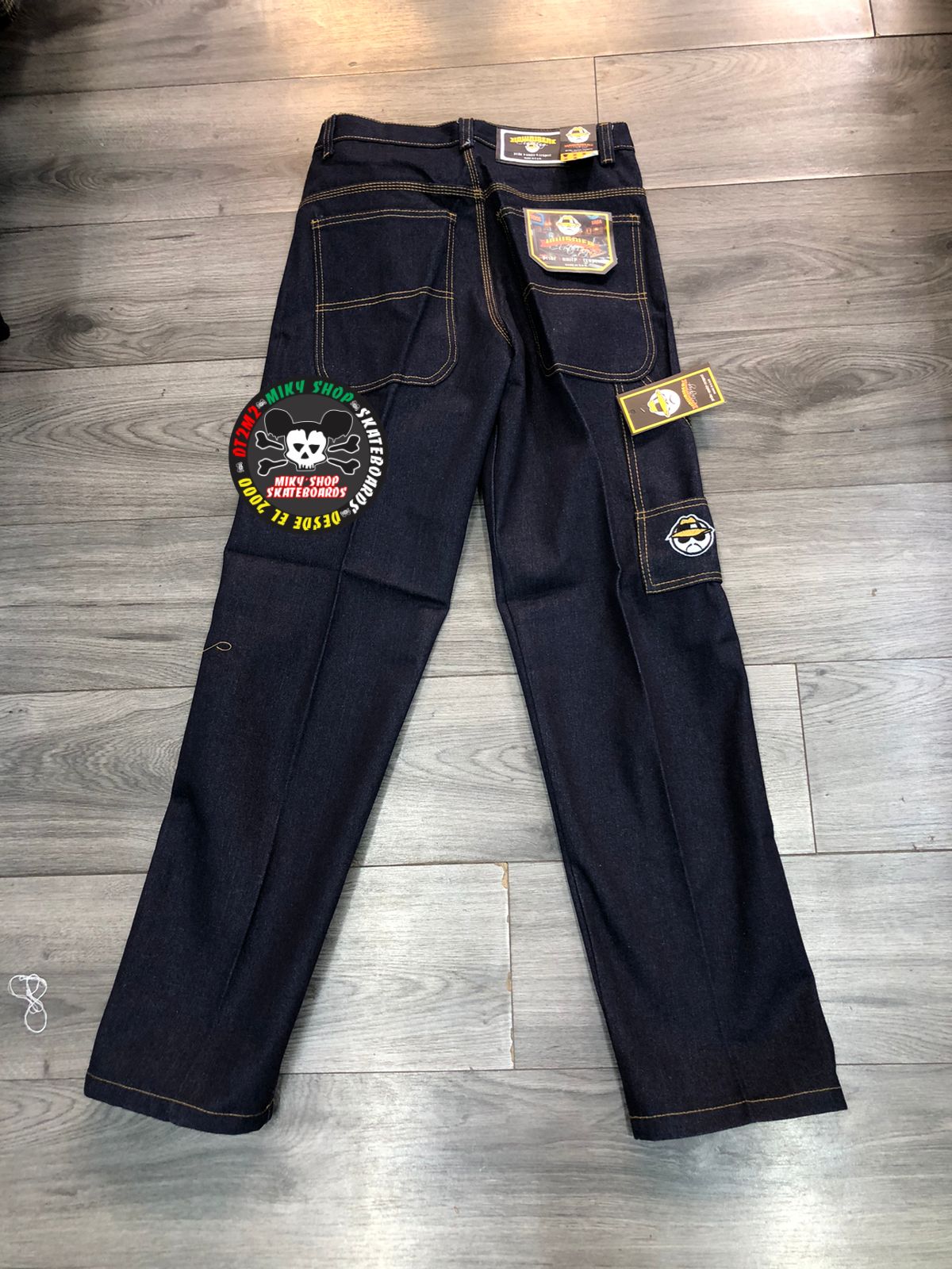 PANTALON LOWRIDER MEZCLILLA AZUL