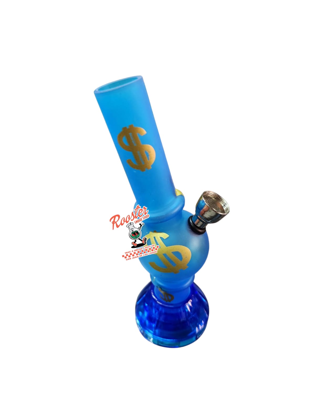 BONG DE ACRILICO CON MOLEDORA EN SU BASE