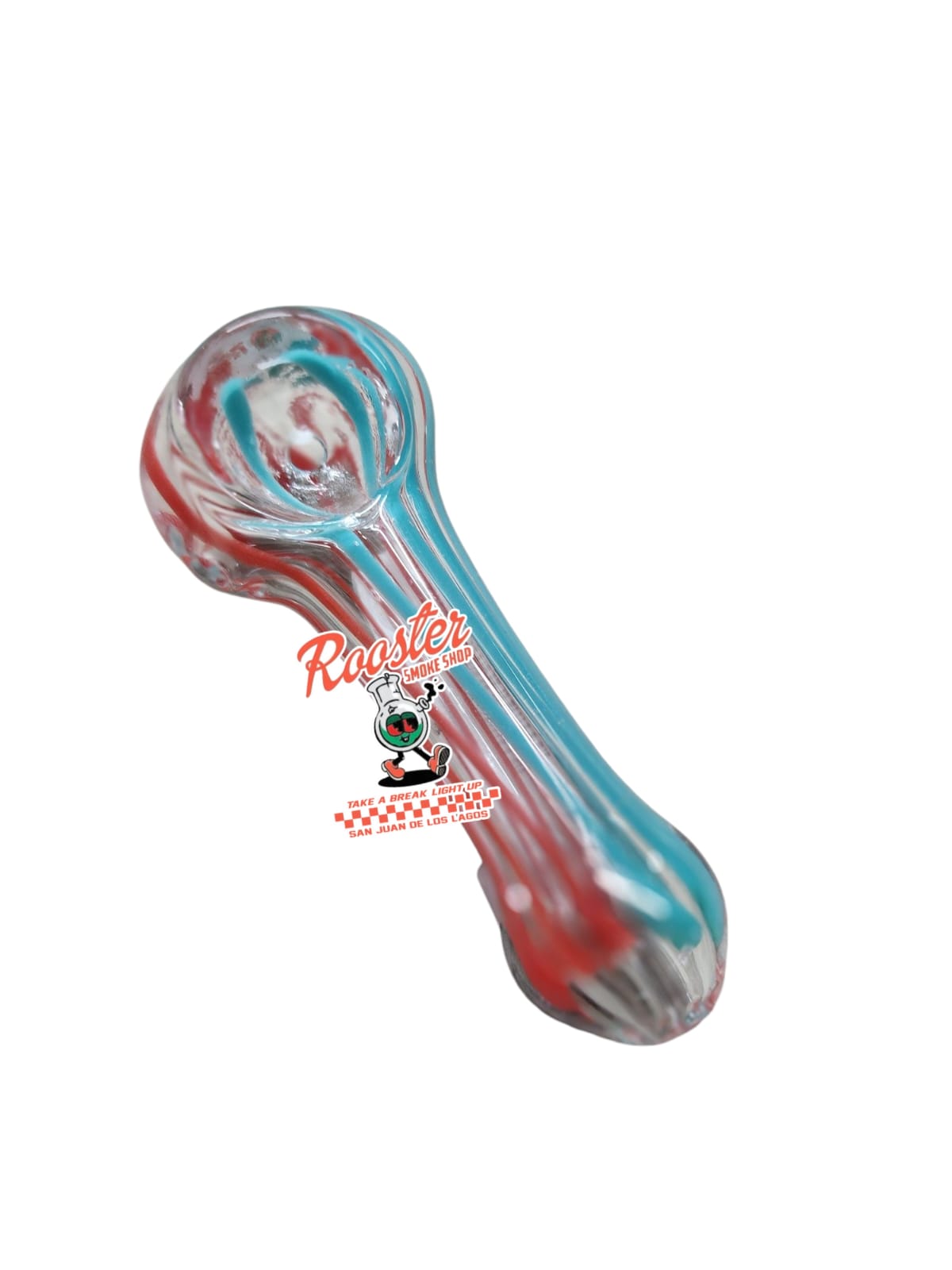 PIPA DE VIDRIO RAYADA