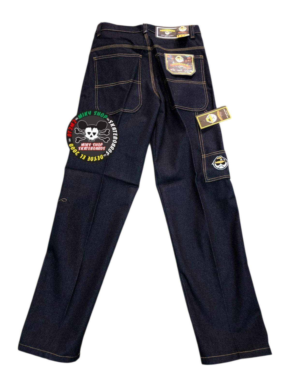 PANTALON LOWRIDER MEZCLILLA AZUL