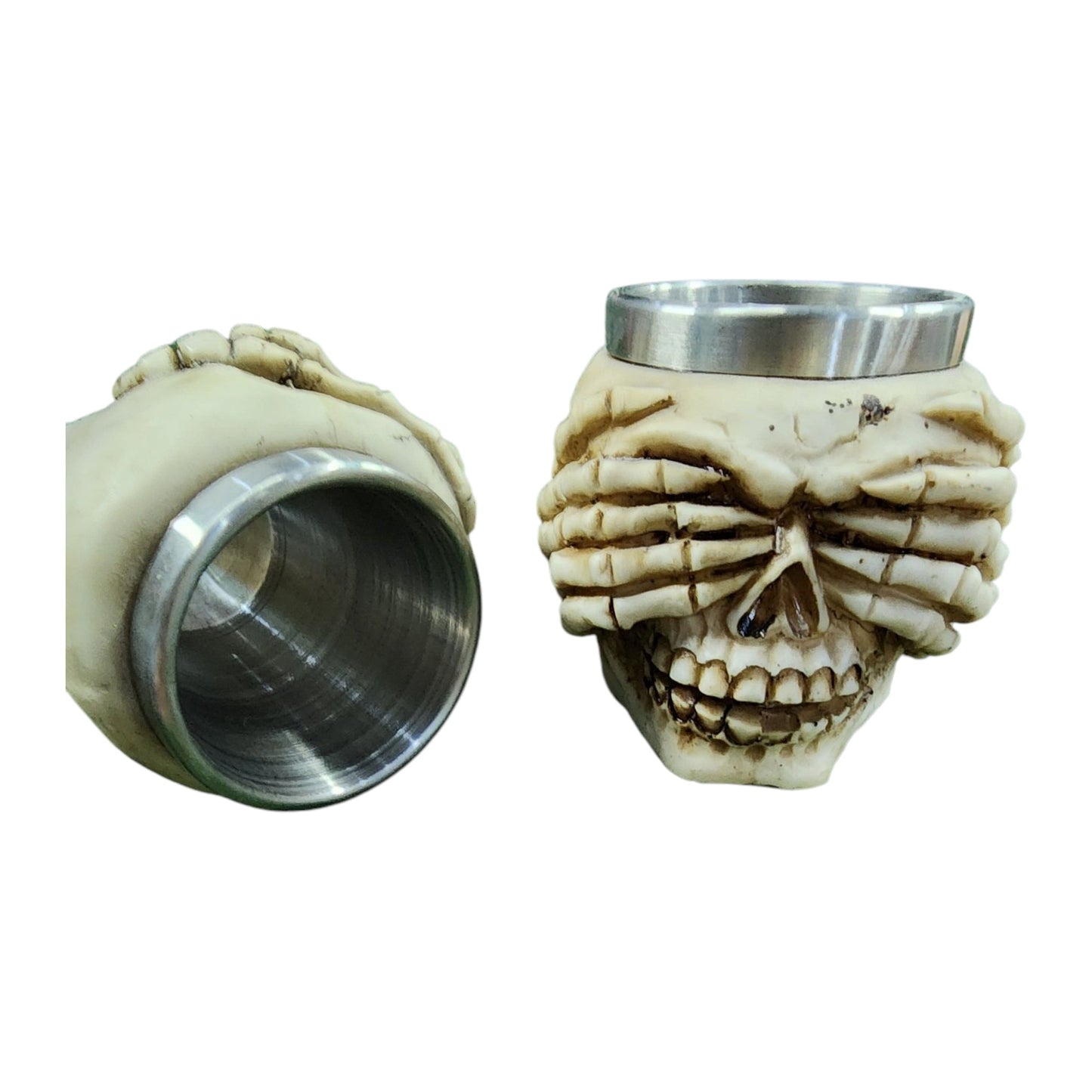 VASO TEQUILERO EN FORMA DE CRANEO