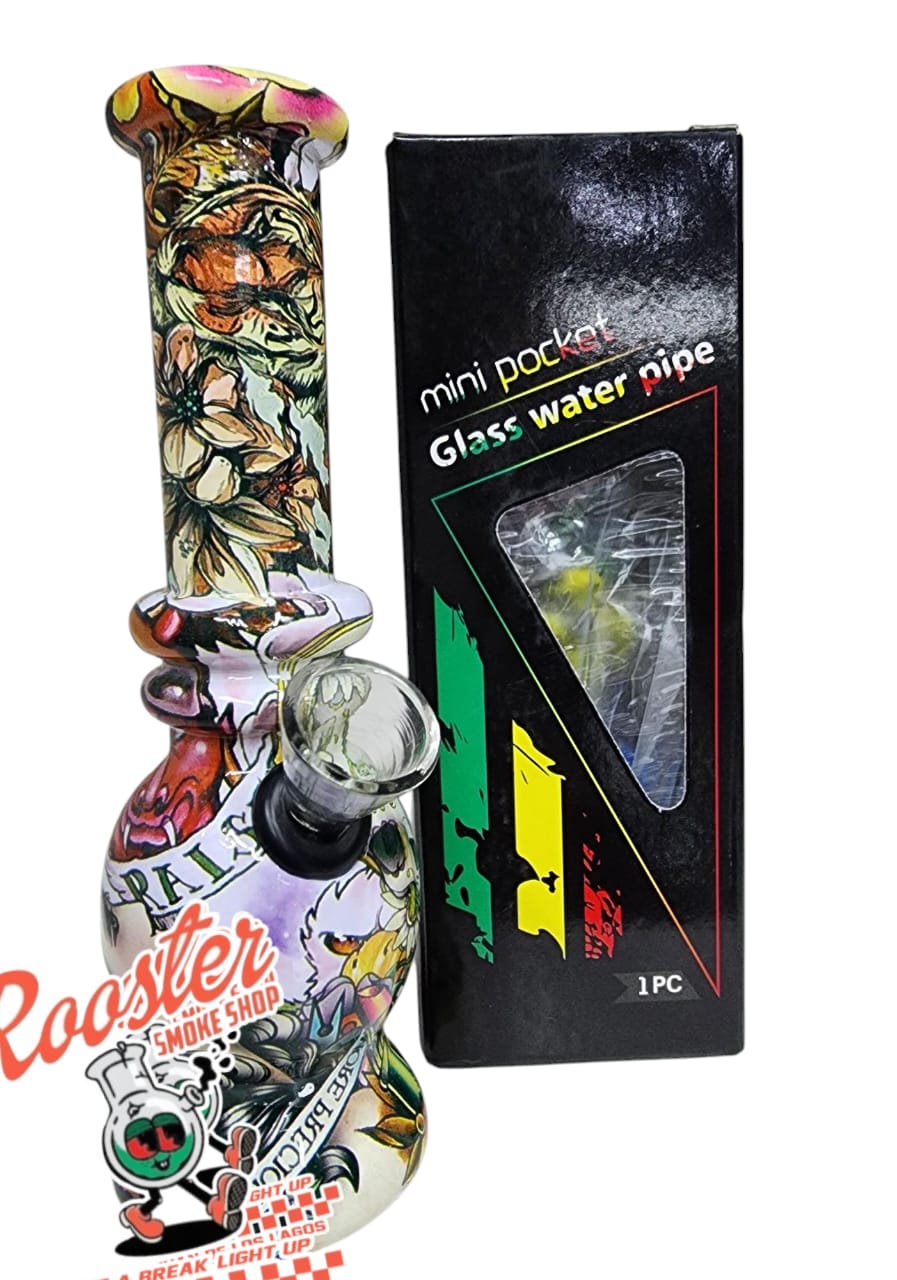MINI PIPA DE AGUA DE VIDRIO DISEÑOS