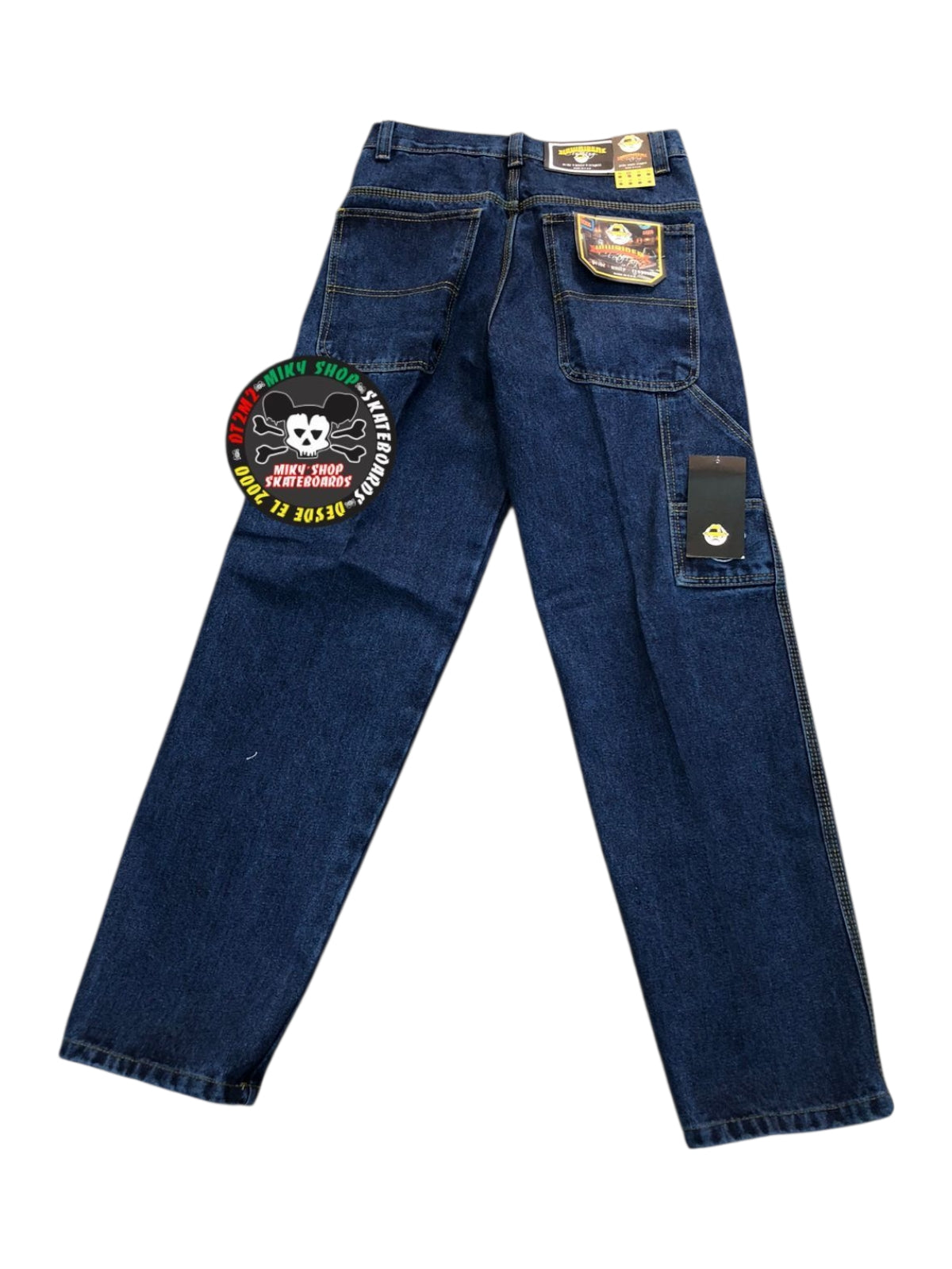 PANTALON LOWRIDER MEZCLILLA AZUL