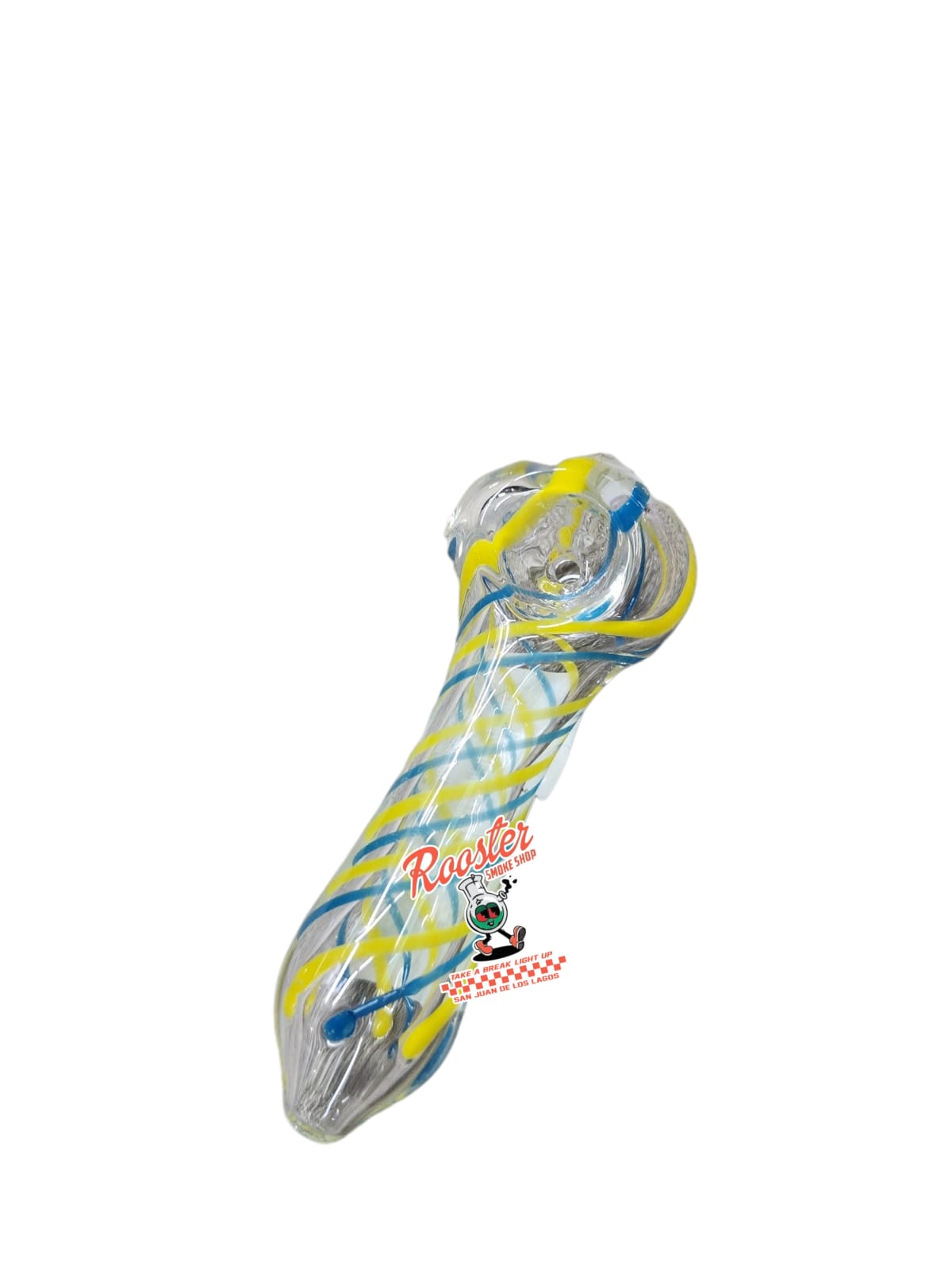 PIPA DE VIDRIO RAYADA