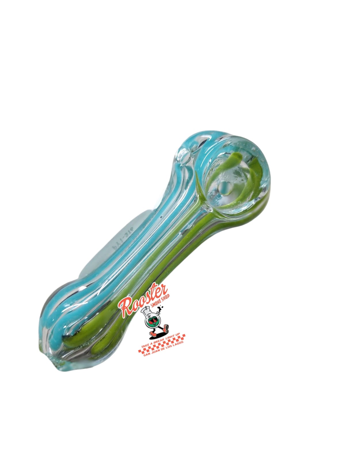 PIPA DE VIDRIO RAYADA