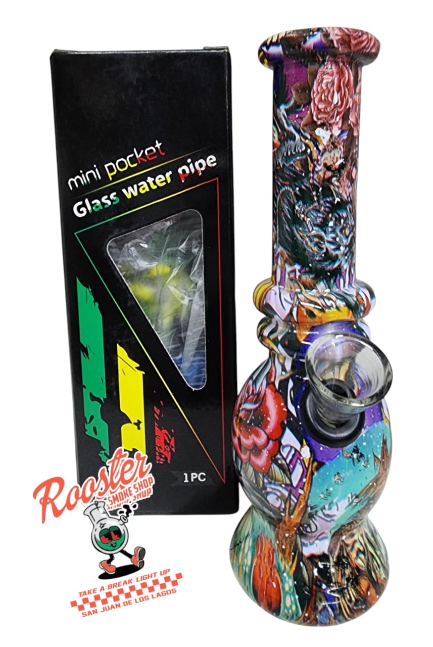 MINI PIPA DE AGUA DE VIDRIO DISEÑOS