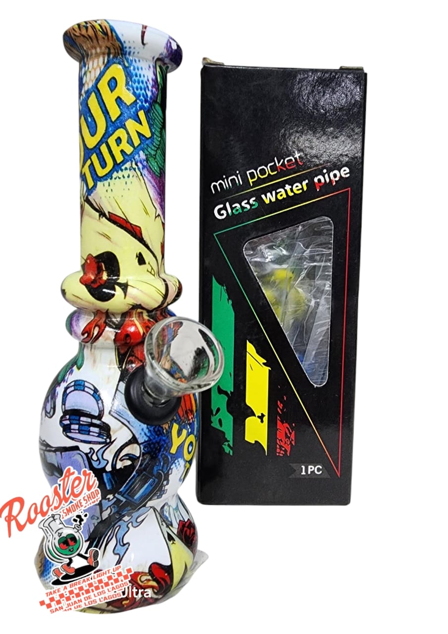 MINI PIPA DE AGUA DE VIDRIO DISEÑOS